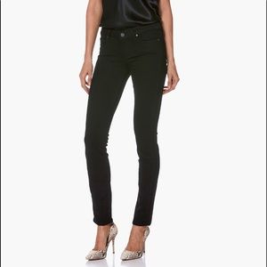 Paige skyline skinny jeans black sz 27 NEW